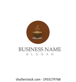 coffee cup logo template vector icon design