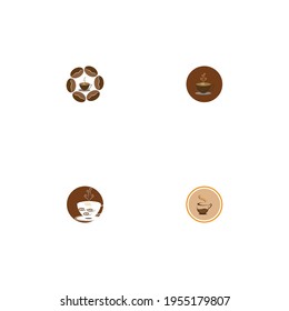 coffee cup logo template vector icon design