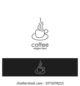 coffee cup logo template vector icon design
