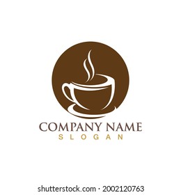 Coffee cup Logo Template vector icon design