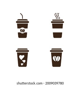 Coffee cup Logo Template vector icon design