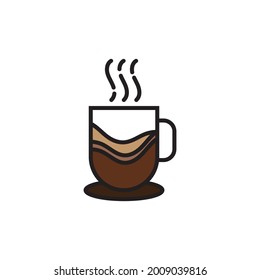 Coffee cup Logo Template vector icon design
