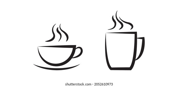 Coffee-Cup Logo Vorlage Vektorsymbol