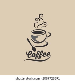 Coffee cup Logo Template vector icon design