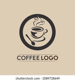 Coffee cup Logo Template vector icon design