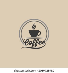 Coffee cup Logo Template vector icon design