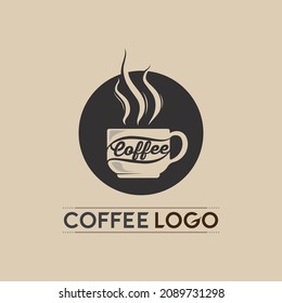 Coffee cup Logo Template vector icon design