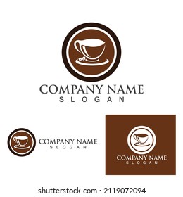 Coffee cup Logo Template vector icon design