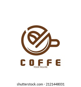Coffee cup Logo Template vector icon design
