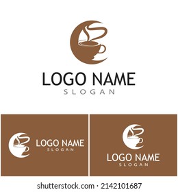 Coffee cup Logo Template vector icon design