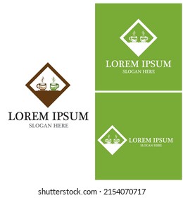 Coffee cup Logo Template vector icon design