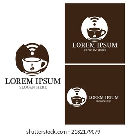 Coffee cup Logo Template vector icon design