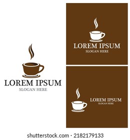 Coffee cup Logo Template vector icon design