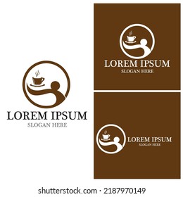 Coffee cup Logo Template vector icon design