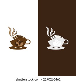Coffee cup logo template vector icon design