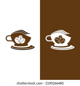 Coffee cup logo template vector icon design