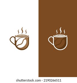 Coffee cup logo template vector icon design
