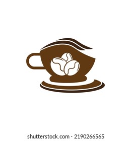 Coffee cup logo template vector icon design