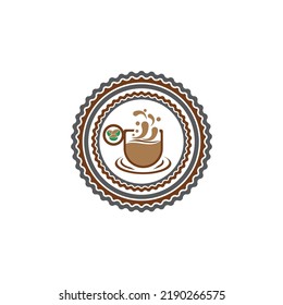 Coffee cup logo template vector icon design