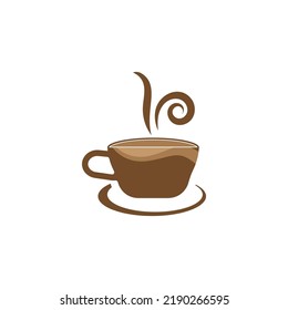 Coffee cup logo template vector icon design