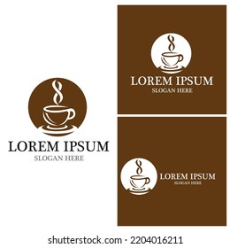 Coffee cup Logo Template vector icon design