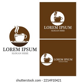 Coffee cup Logo Template vector icon design