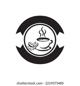 Coffee cup Logo Template vector icon design