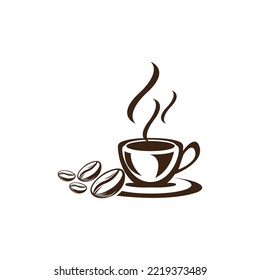Coffee cup Logo Template vector icon design