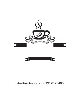 Coffee cup Logo Template vector icon design