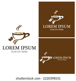 Coffee cup Logo Template vector icon design