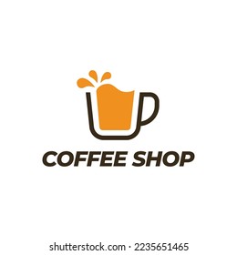 coffee cup logo template vector icon design
