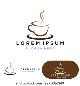 Coffee cup Logo Template vector icon design