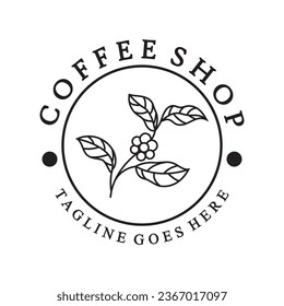 Coffee cup Logo Template vector icon design