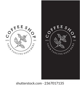 Coffee cup Logo Template vector icon design