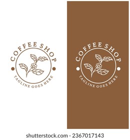 Coffee cup Logo Template vector icon design