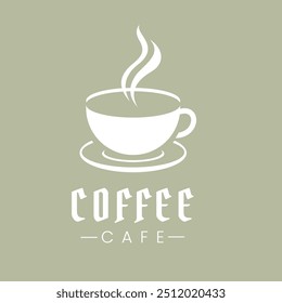 Coffee cup logo template vector icon design