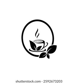 Coffee cup logo template vector set icons design.