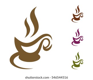Coffee cup Logo Template vector icon design