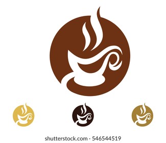 Coffee cup Logo Template vector icon design
