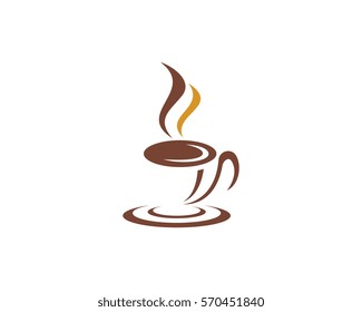 Coffee cup Logo Template vector icon design
