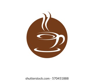 Coffee cup Logo Template vector icon design