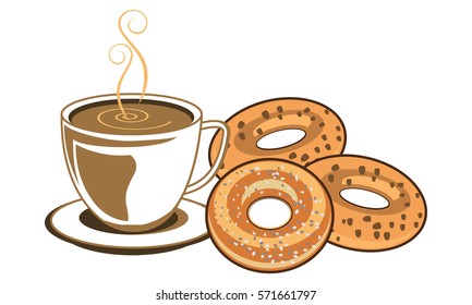 Coffee cup Logo Template vector icon design