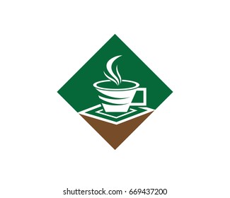 Coffee cup Logo Template vector icon design