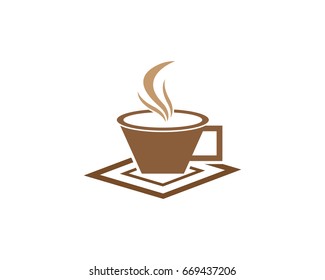 Coffee cup Logo Template vector icon design
