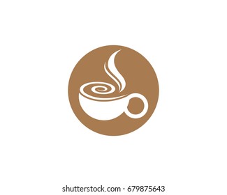 Coffee cup Logo Template vector icon design