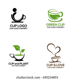 Coffee Cup Logo Template vector Icon Design