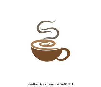 Coffee cup Logo Template vector icon design