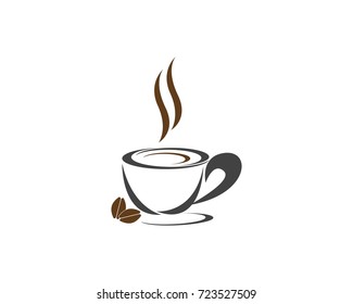 Coffee Cup Logo Template Vector Icon Stock Vector (Royalty Free ...