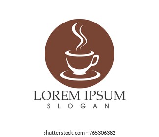 Coffee cup Logo Template vector icon design
