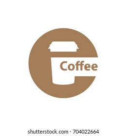 coffee cup logo vector